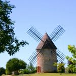 Moulin &agrave; vent - Moulin de Conte - CAUZAC - Lot-et-Garonne