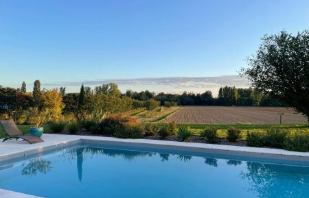 G&icirc;te n&deg;202525 Pardaillan - Lot-et-Garonne - piscine privative 10x5, volet &eacute;lectrique, pompe &agrave; chaleur. Belles vues